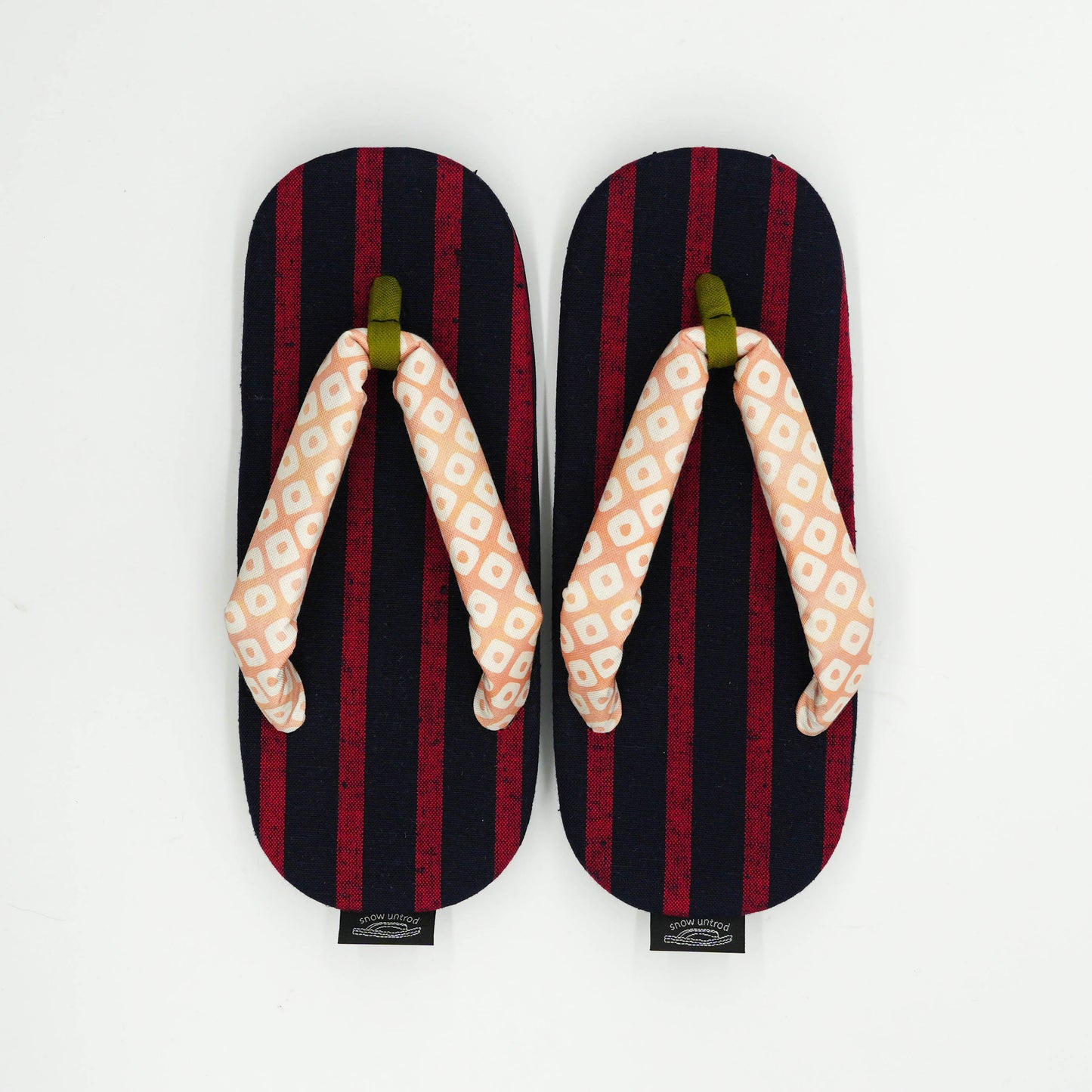 "Iroha Stripe" Navy/Red