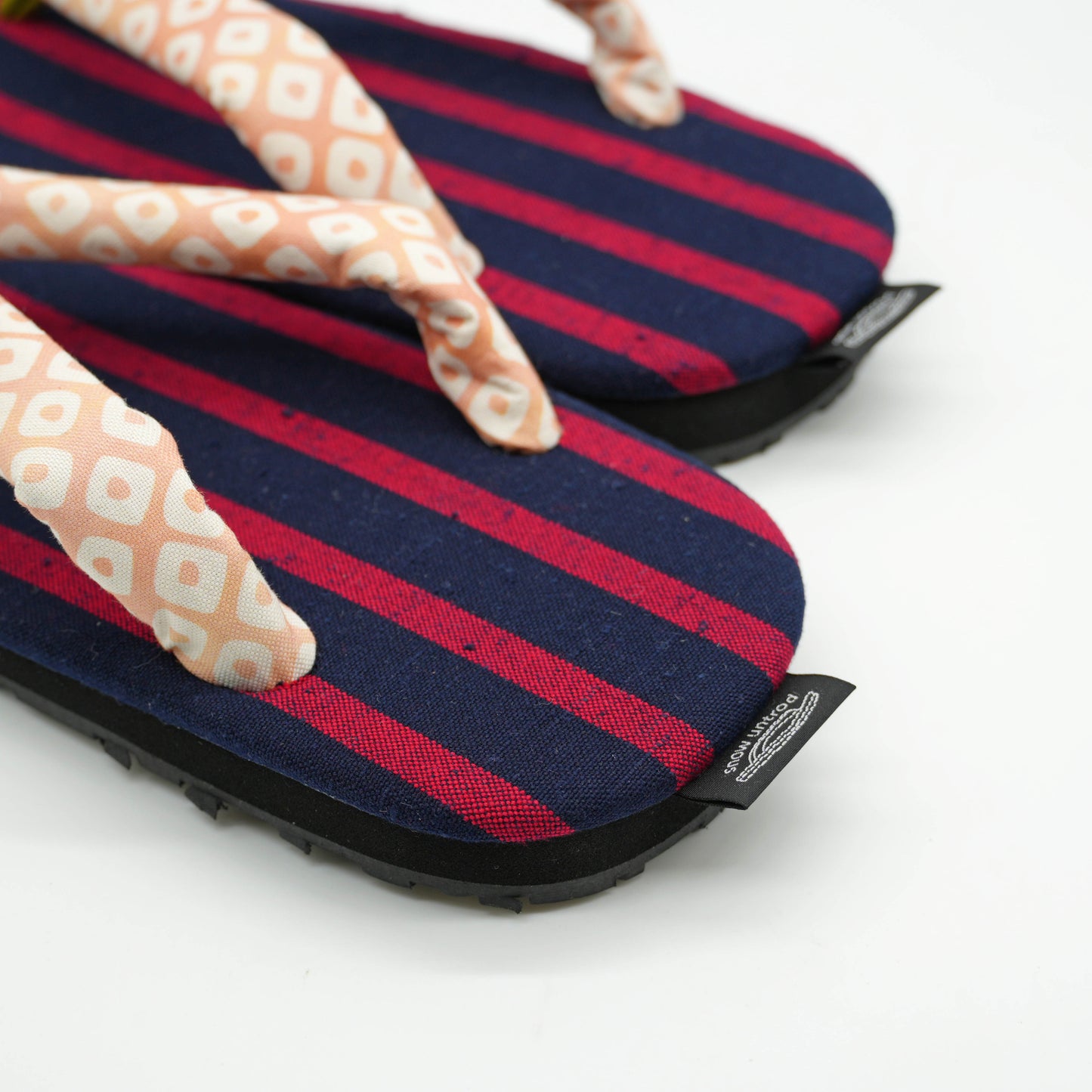 "Iroha Stripe" Navy/Red
