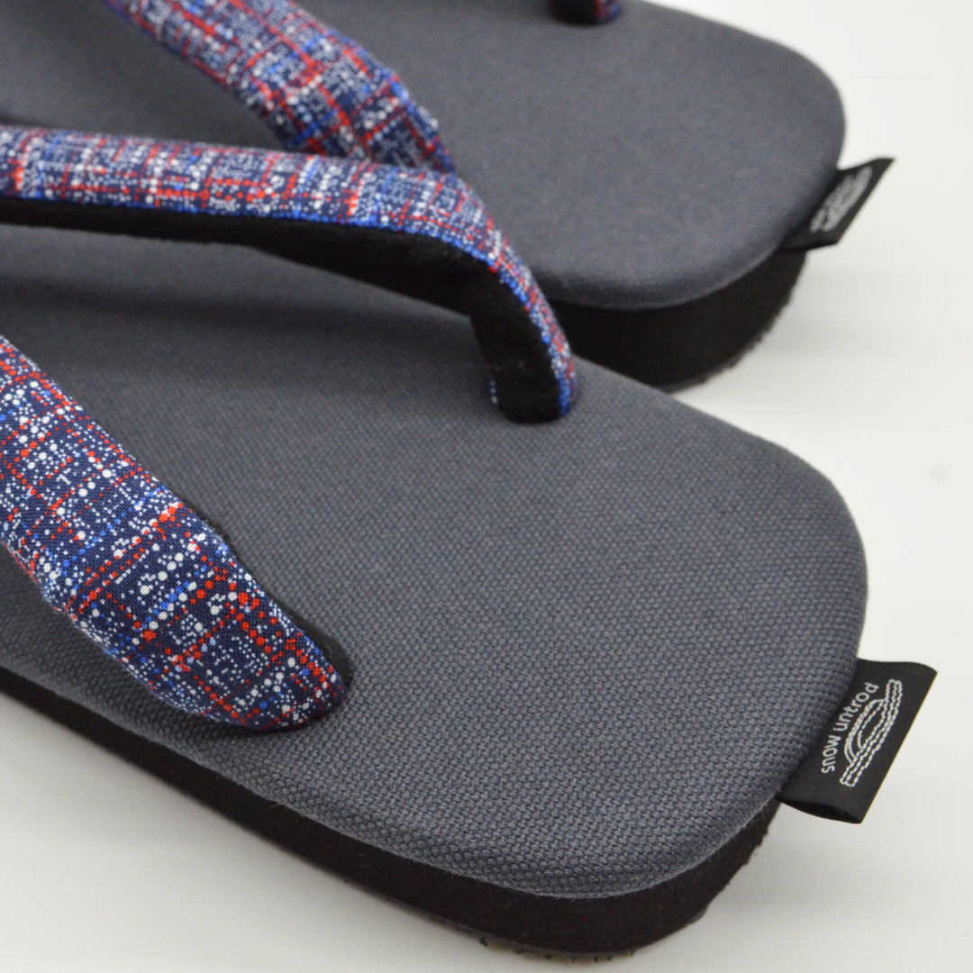 Pointillism/Navy x Canvas