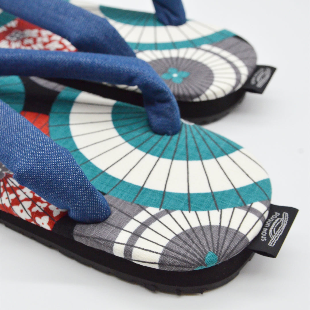 denim x Japanese umbrella