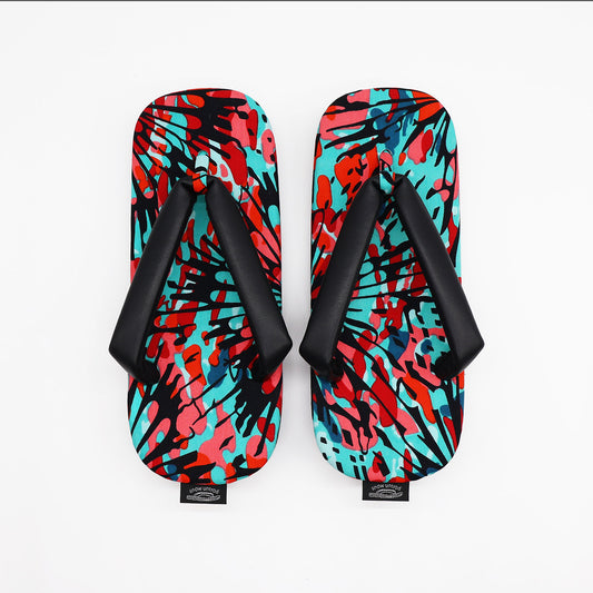 Colorful dots x water surface
