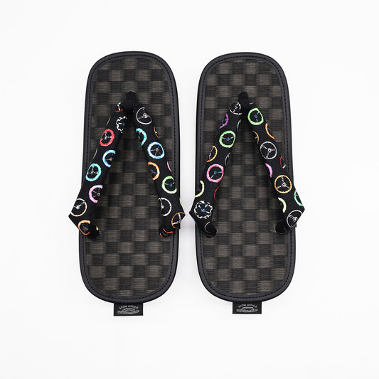 Colorful dots x water surface