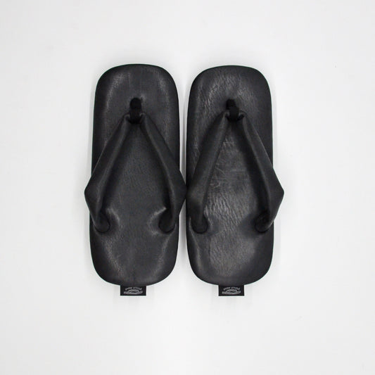 和の革靴　普段に履ける雪駄　L-85　black