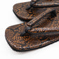 普段に履ける雪駄　Python Brown