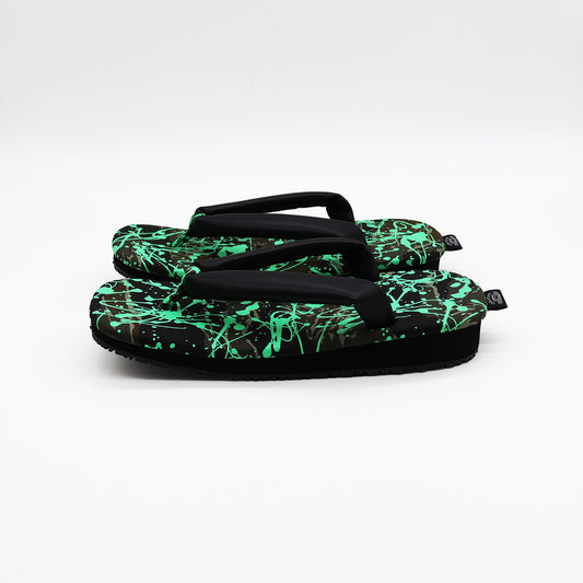 普段に履ける雪駄　 sparkingGREEN Lether