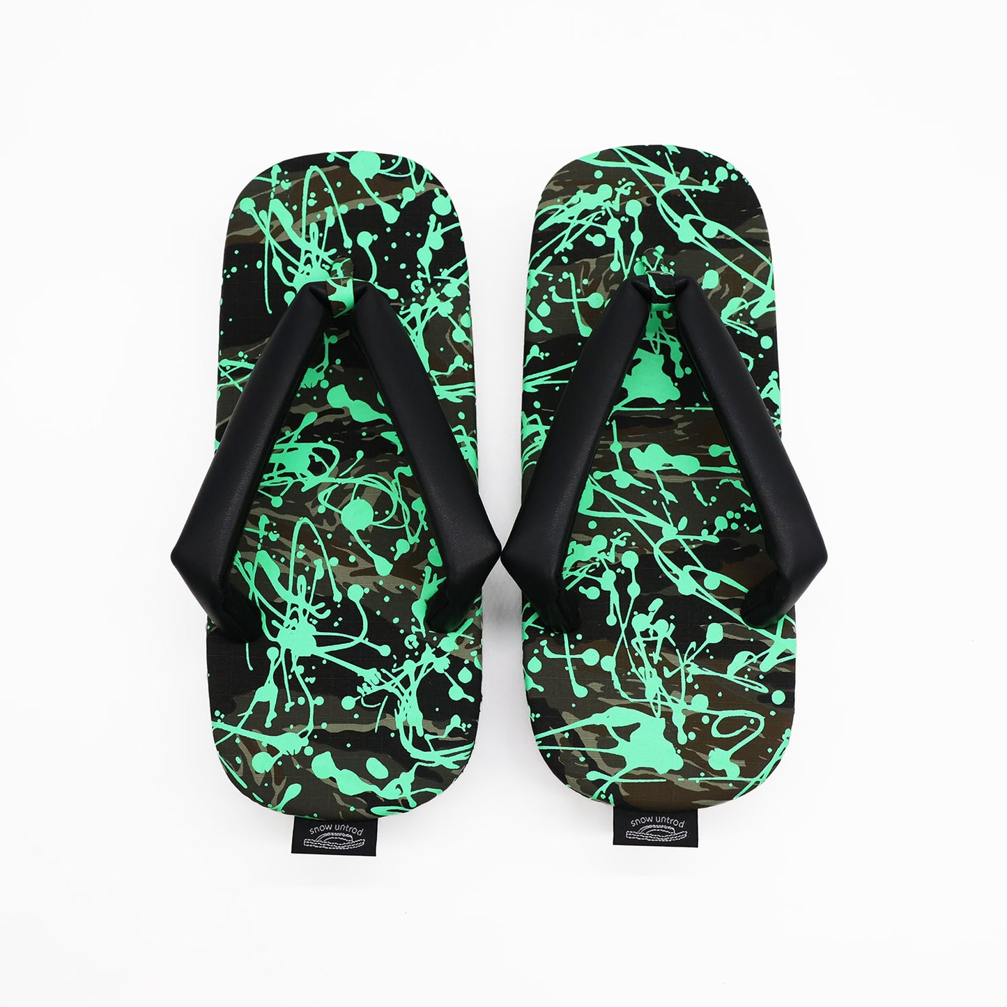 普段に履ける雪駄　 sparkingGREEN Lether