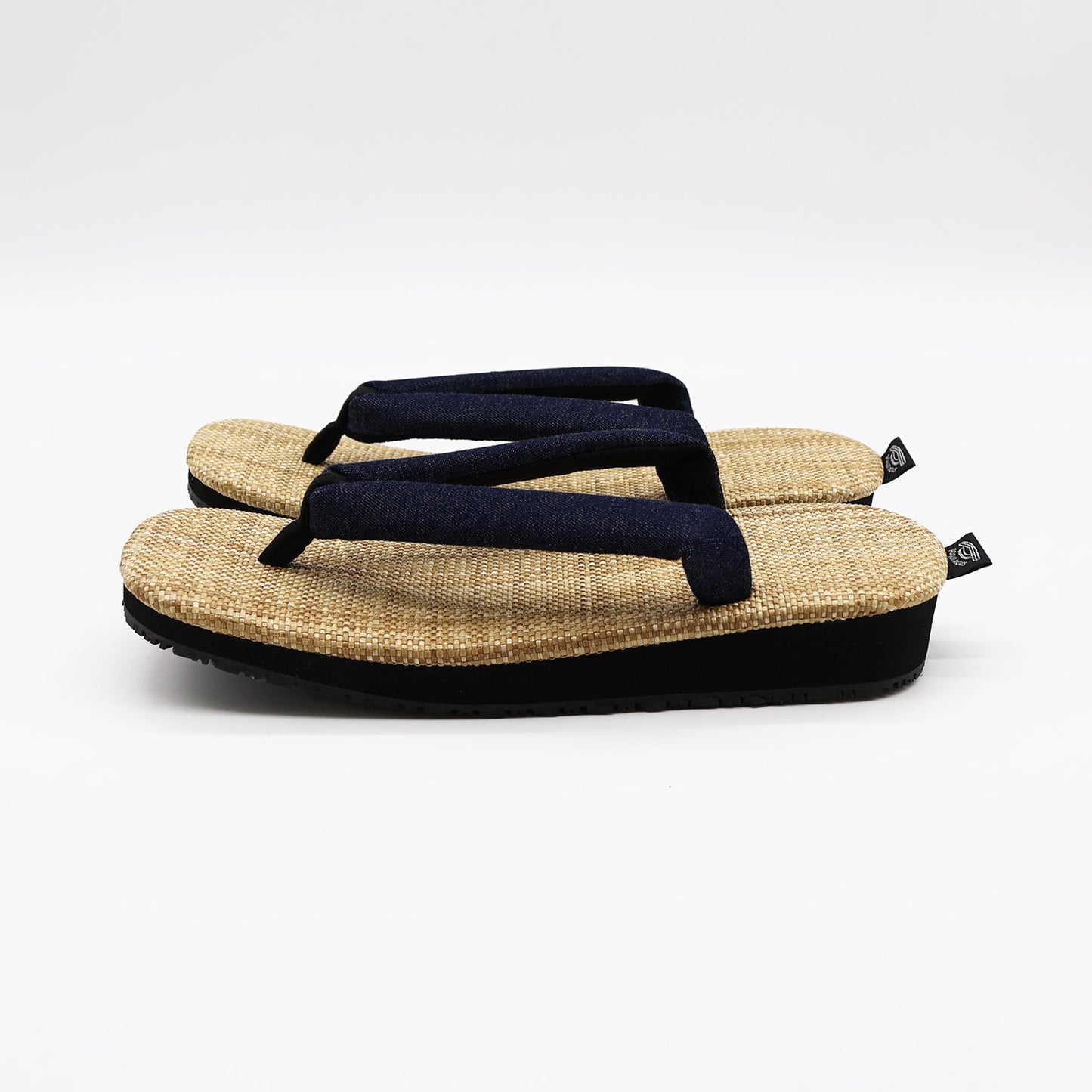 普段に履ける雪駄　デニム×Nパナマ