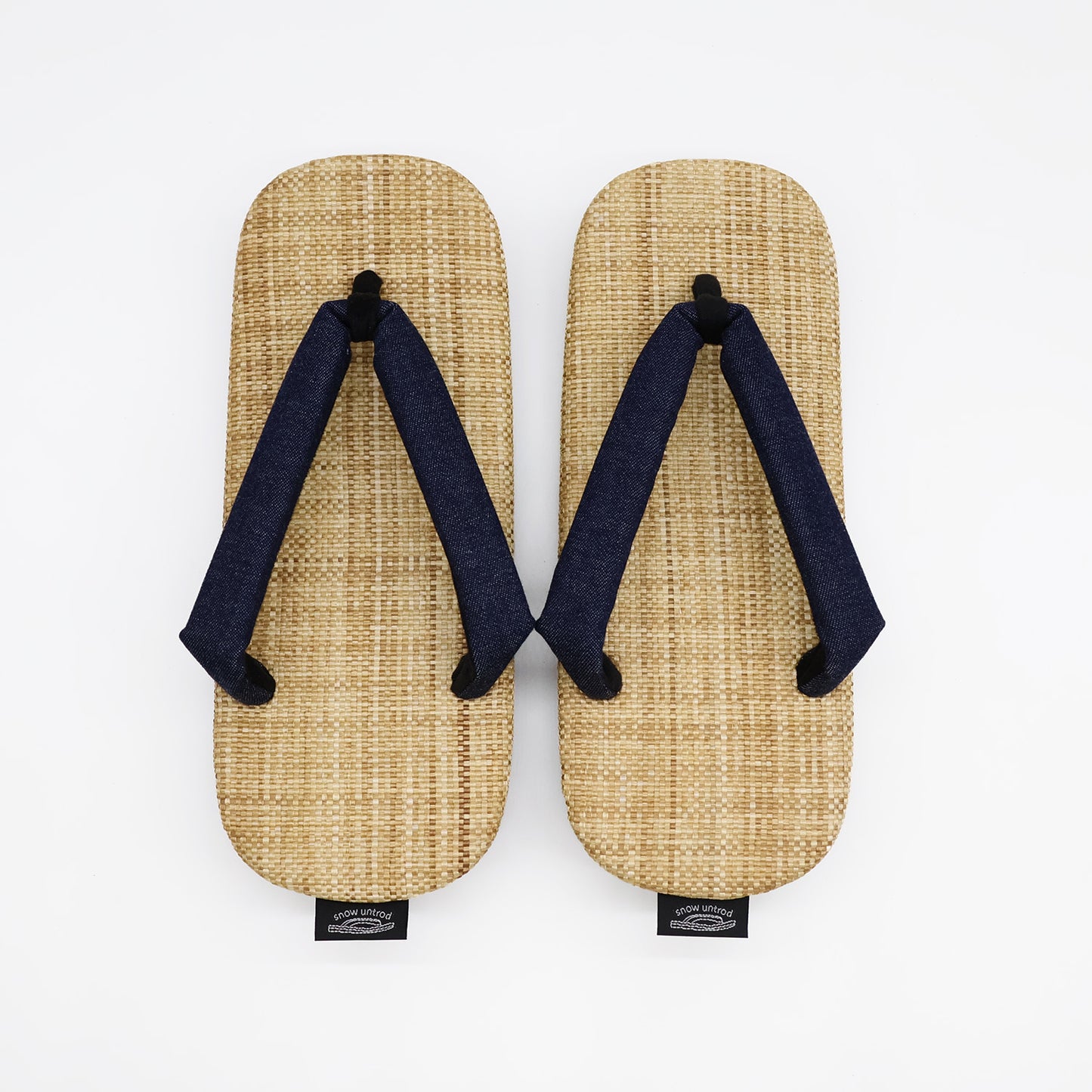 普段に履ける雪駄　デニム×Nパナマ