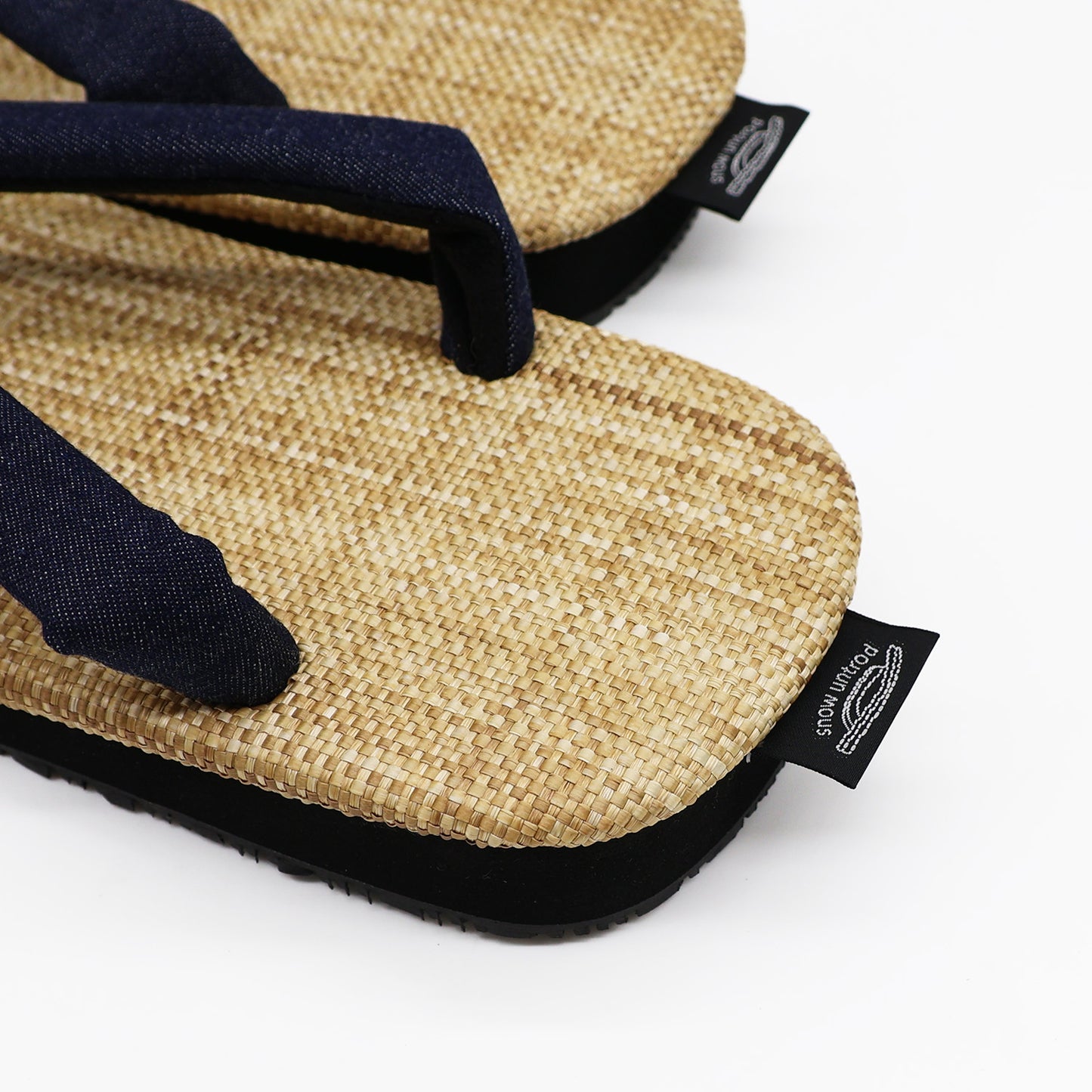 普段に履ける雪駄　デニム×Nパナマ