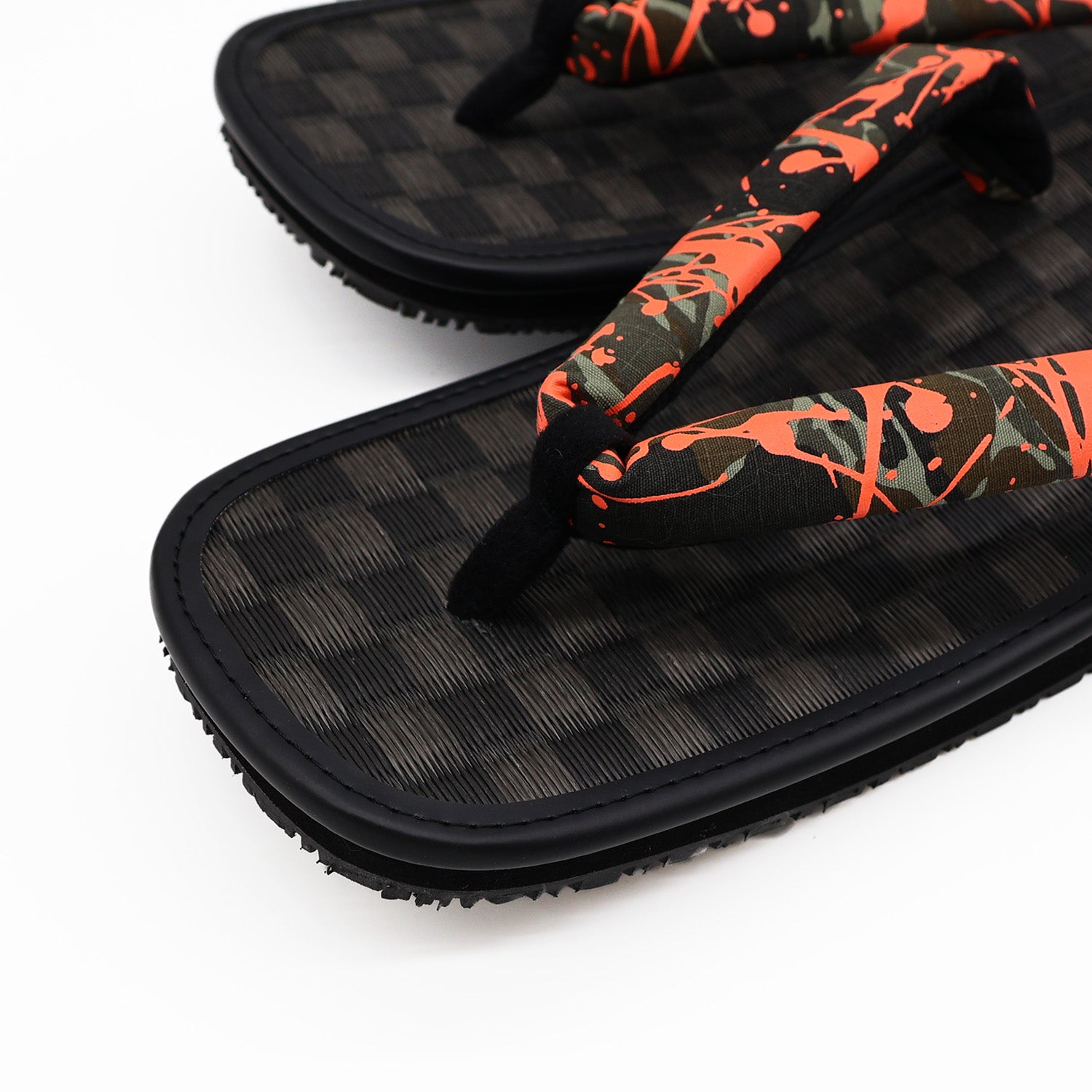 普段に履ける雪駄 sparkingRED×黒畳 – 雪未踏 snowuntrod