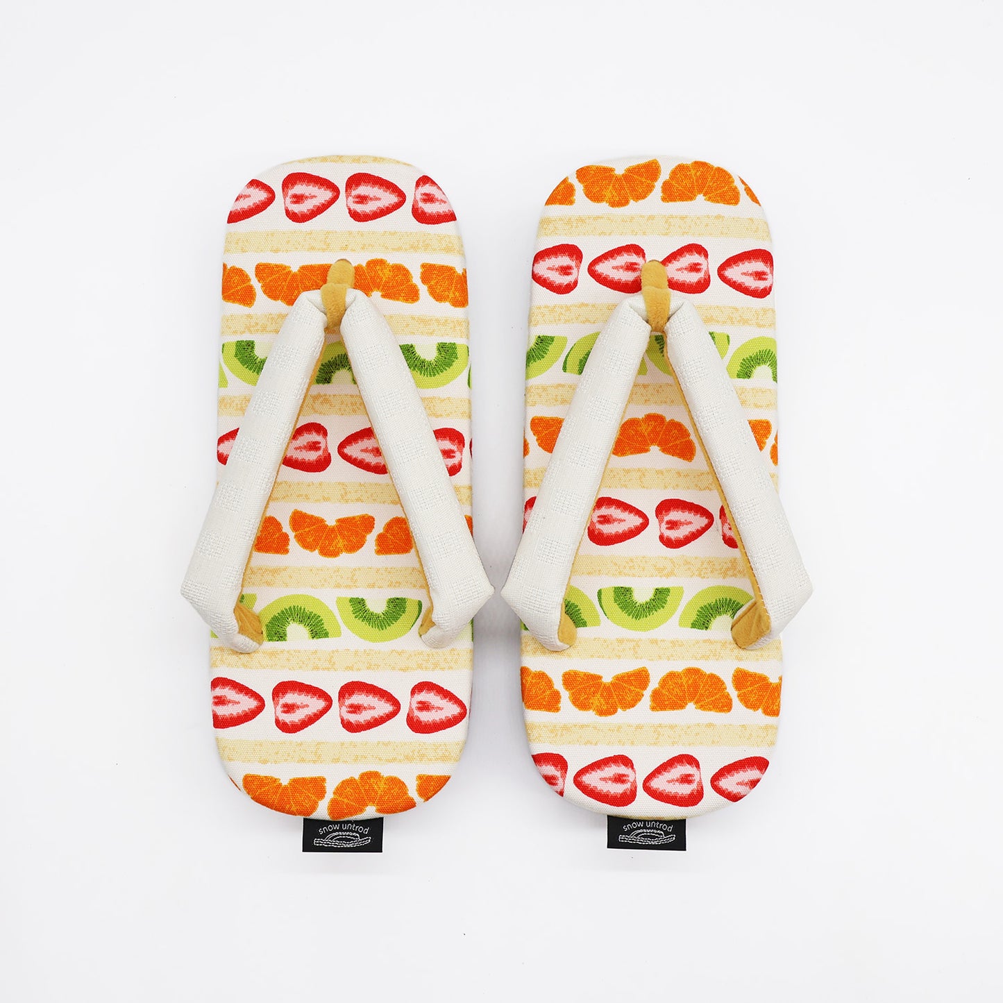 普段に履ける雪駄　 fruits cake sandwich