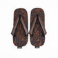 普段に履ける雪駄　 brown pata