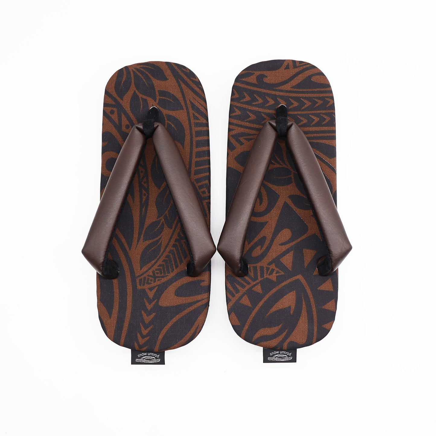 普段に履ける雪駄　 brown pata